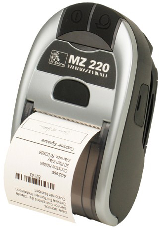 Zebra MZ220 label etiketten