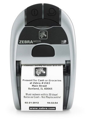 Zebra iMZ220 label etiketten