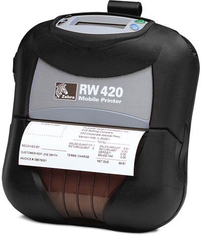 Zebra RW420 label etiketten