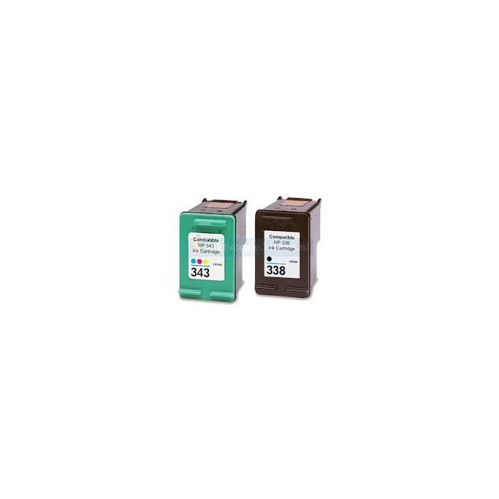 Huismerk voor HP 338 (18ML) + HP 343 (18ML) Multipack main product photo