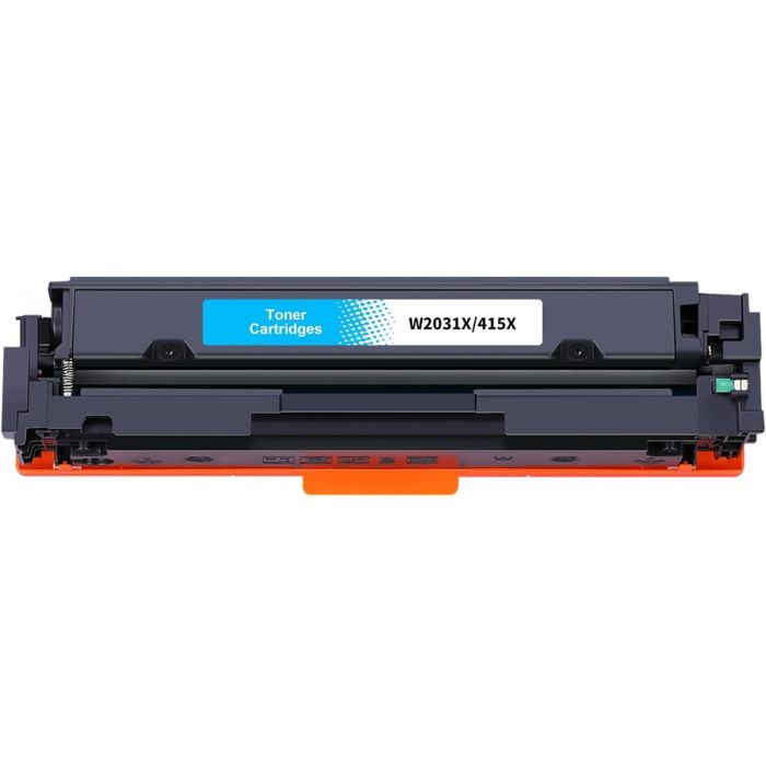 Huismerk voor HP 415X toner (W2031X) Cyaan (MET CHIP) hoge capaciteit main product photo