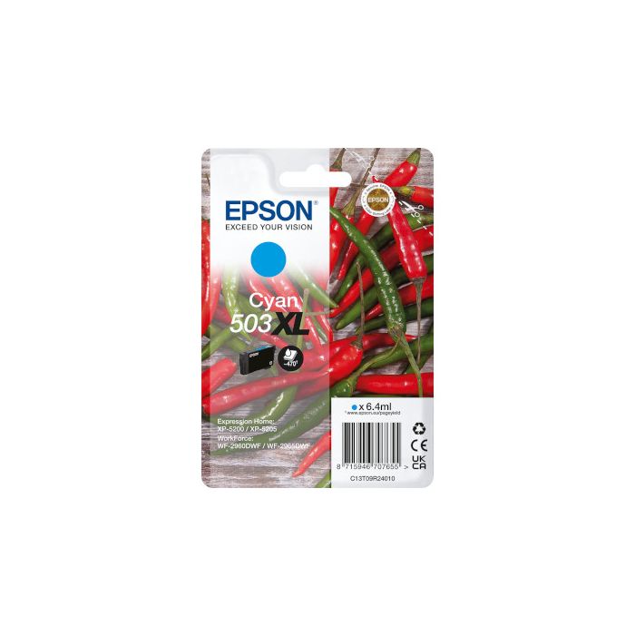 Epson 503XL inkt cartridge Cyaan (6,4ml) - Origineel main product photo
