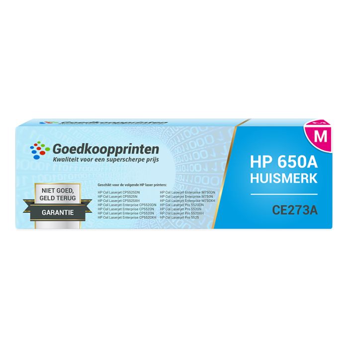 Huismerk voor HP CE273A toner cartridge Magenta (17.000 afdrukken) main product photo