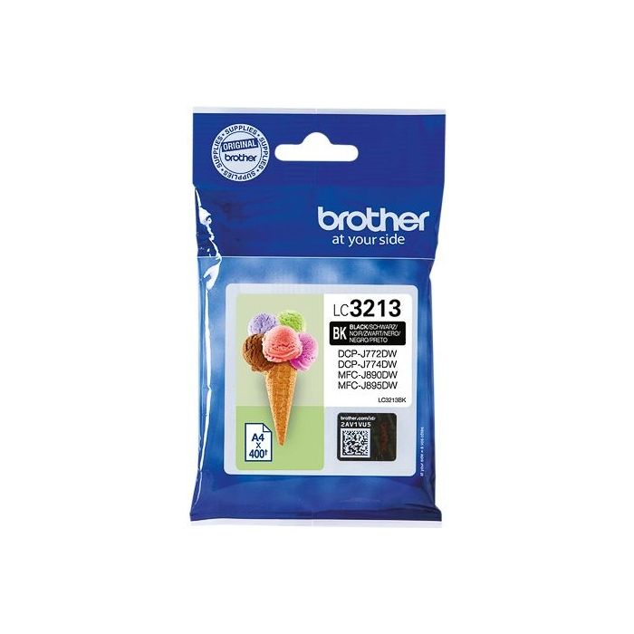 Brother LC-3213BK inkt cartridge Zwart - Origineel main product photo