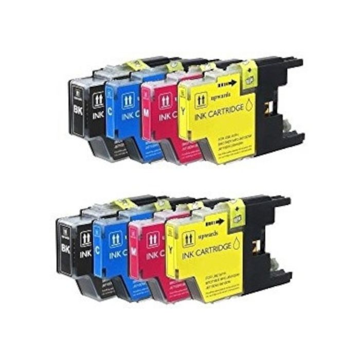 Huismerk Brother LC-1240 inkt cartridges 2 x 4 Kleuren Multipack (104 ml) main product photo