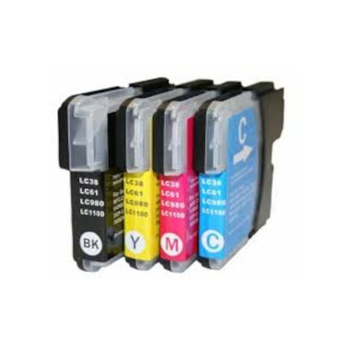 Huismerk Brother LC-980 / LC-1100 inkt cartridges 4-Kleuren Multipack (85 ml) main product photo
