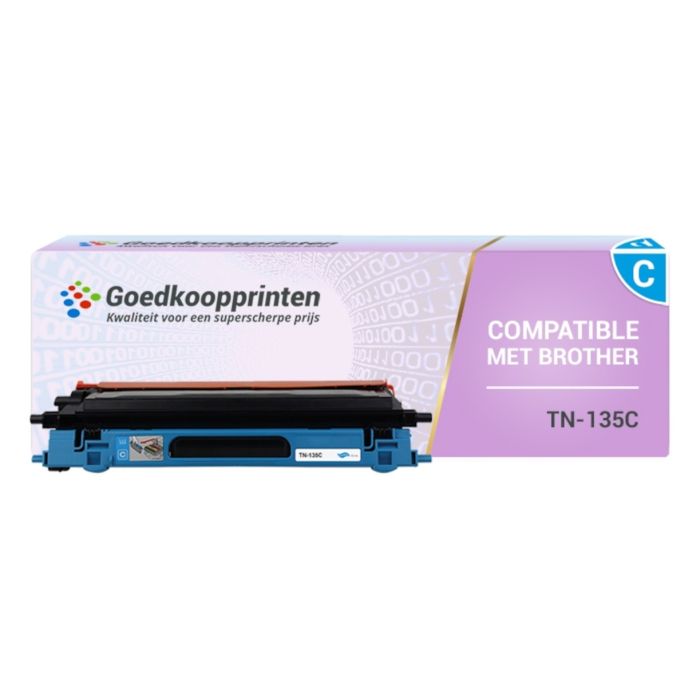 Brother TN-135C toner Cyaan (4.000 afdrukken) - Huismerk main product photo