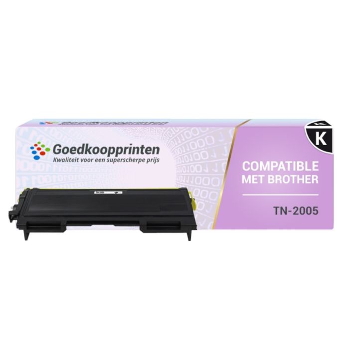 Huismerk Brother TN-2005 toner Zwart - 2.600 afdrukken main product photo