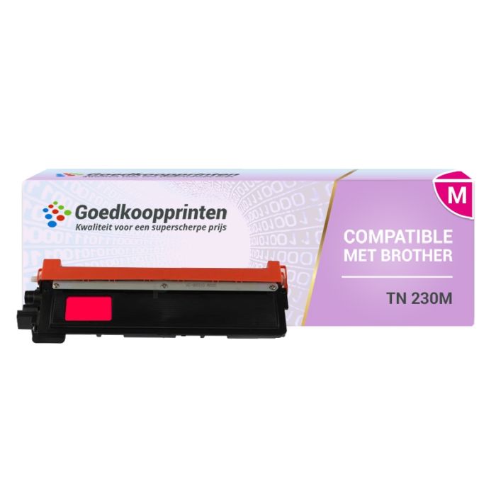 Brother TN-230M toner cartridge Magenta - Huismerk (1.600 afdrukken) main product photo