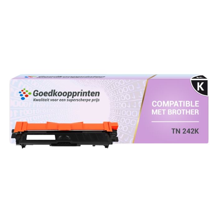 Brother TN-242BK toner cartridge Zwart (2.250 afdrukken) - Huismerk main product photo