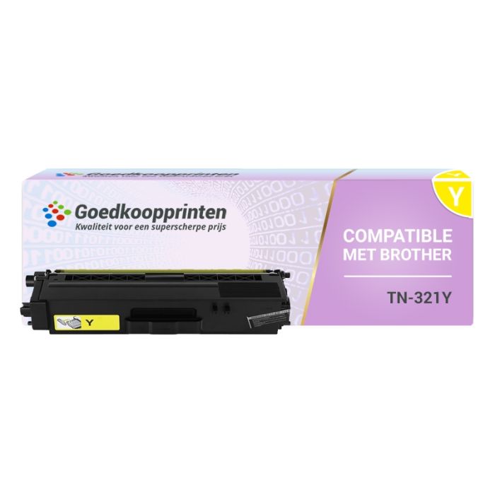 Brother TN321Y toner Geel (3.500 afdrukken) - Huismerk main product photo