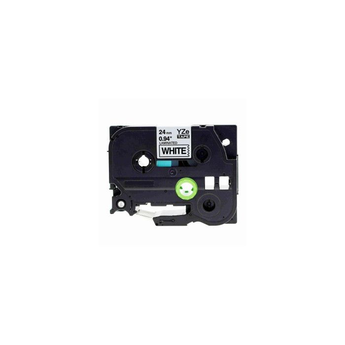 Huismerk Brother TZe-251 Label lettertape Zwart op Wit (24mm x 8m) main product photo