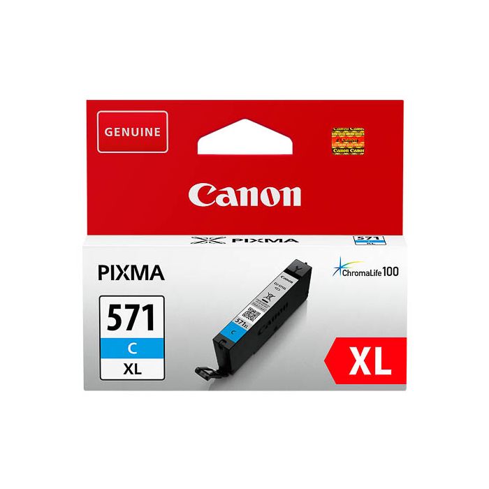 Canon CLI-571C XL cartridge Cyaan - Origineel (11ML) main product photo