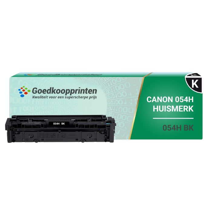Huismerk Canon 054H toner cartridge Zwart (3.200 afdrukken) main product photo