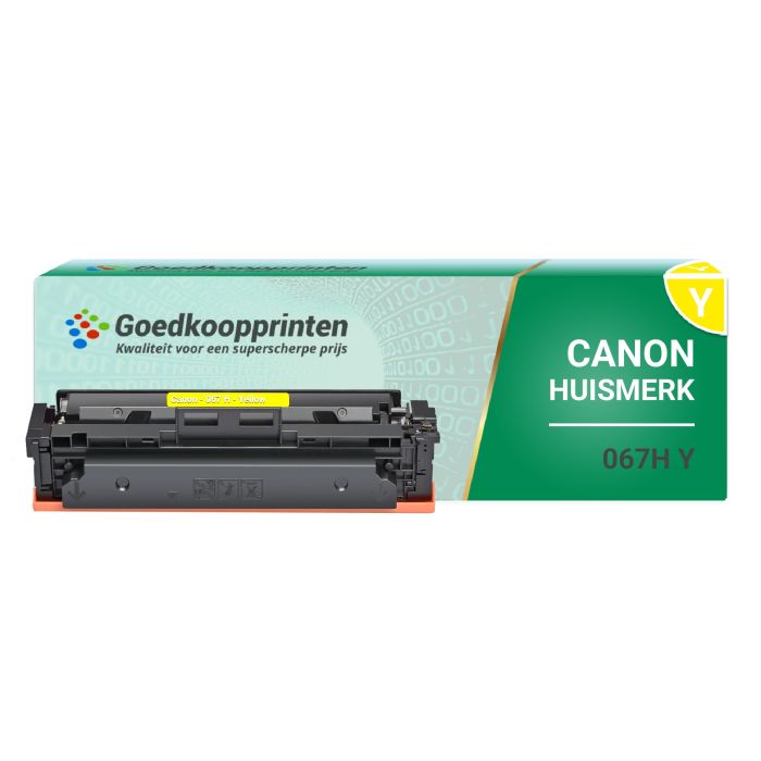 Canon 067H toner cartridge Geel - 2350 afdrukken main product photo