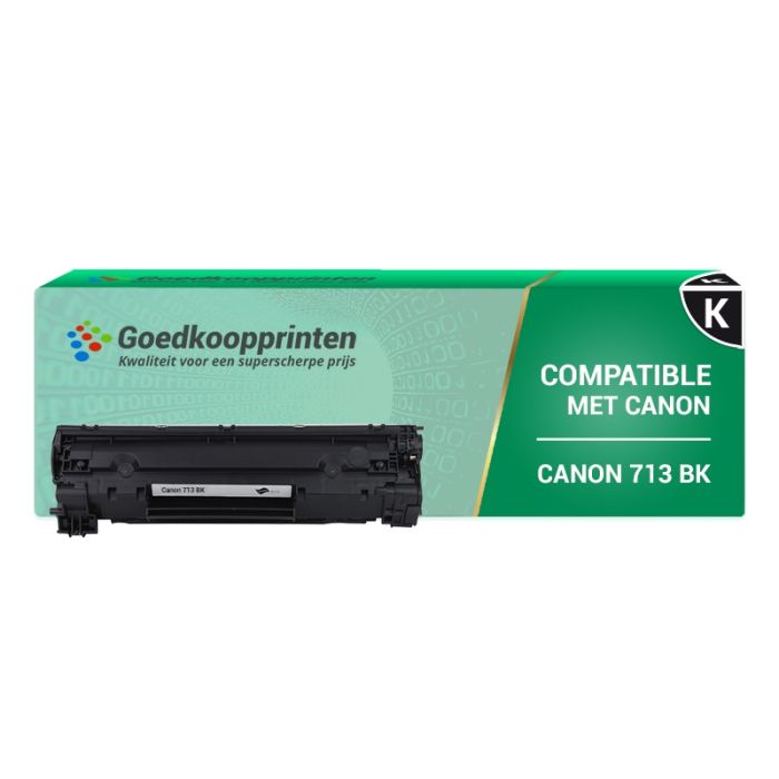 Canon 713 BK toner cartridge Zwart (2.000 afdrukken) - Huismerk main product photo