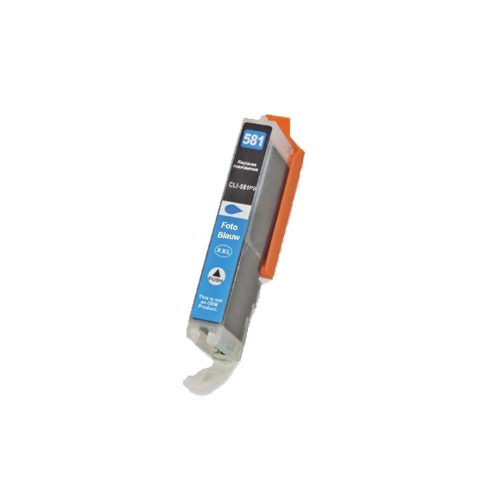 Canon CLI-581PB XXL inkt cartridge Foto Blauw (13 ML) - Huismerk main product photo