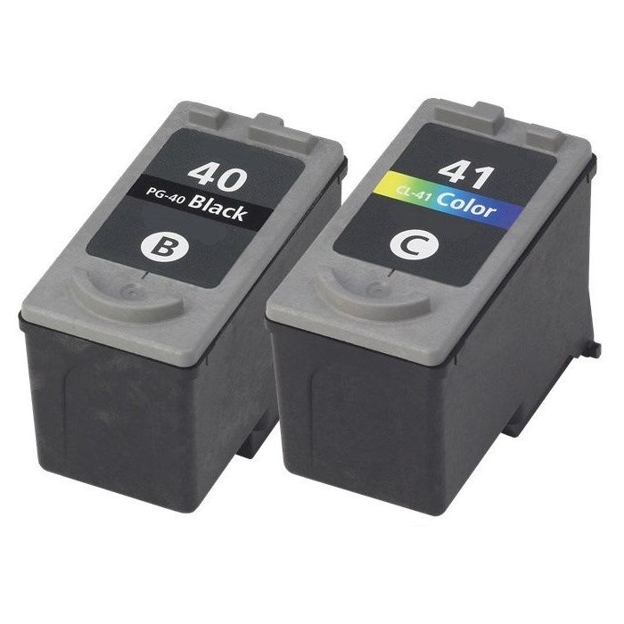Canon PG40 en CL41 inkt cartridges (PG50 / CL51) zwart en kleur Multipack - Huismerk main product photo
