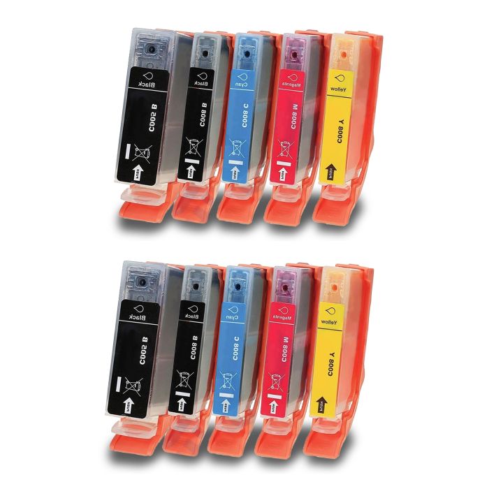 ACTIE: Canon CLI-8 / PGI-5 inkt cartridge Multipack - Huismerk (10 st.) main product photo