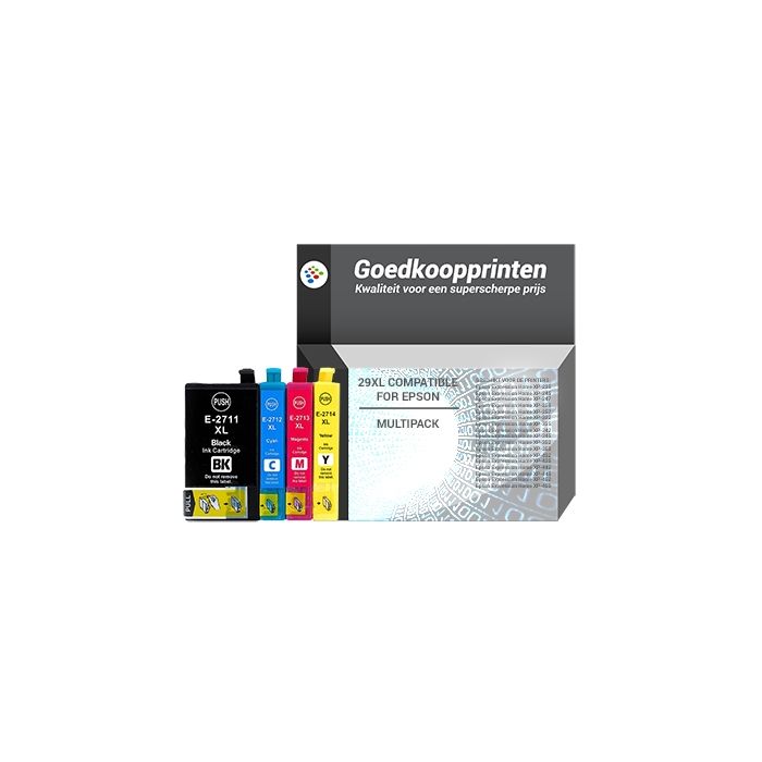 Epson 27XL / T2715 inkt cartridge Set (4-Multipack) - Huismerk main product photo