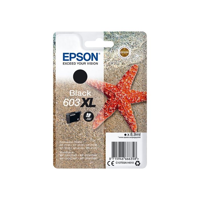 Epson 603XL inkt cartridge Zwart - Origineel main product photo