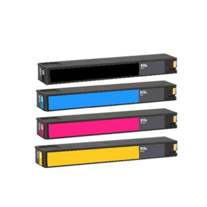 Huismerk HP 913A inkt cartridges 4-Kleuren Multipack (205 ml) main product photo