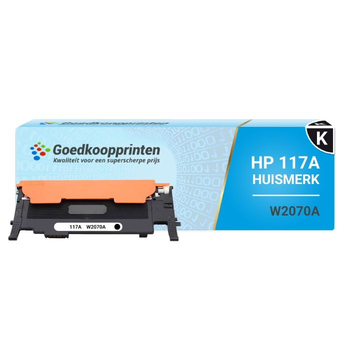 Huismerk voor HP 117A toner Zwart (W2070A) - 1500 afdrukken main product photo