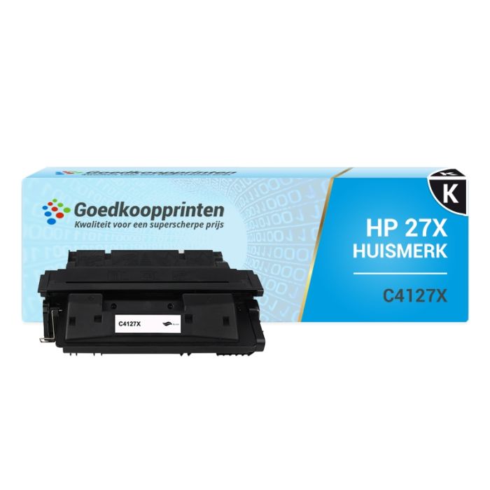 Huismerk voor HP 27X toner Zwart (C4127X toner) - 10.000 afdrukken main product photo