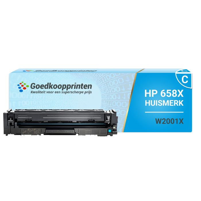 Huismerk voor HP 658X toner Cyaan (W2001X) main product photo