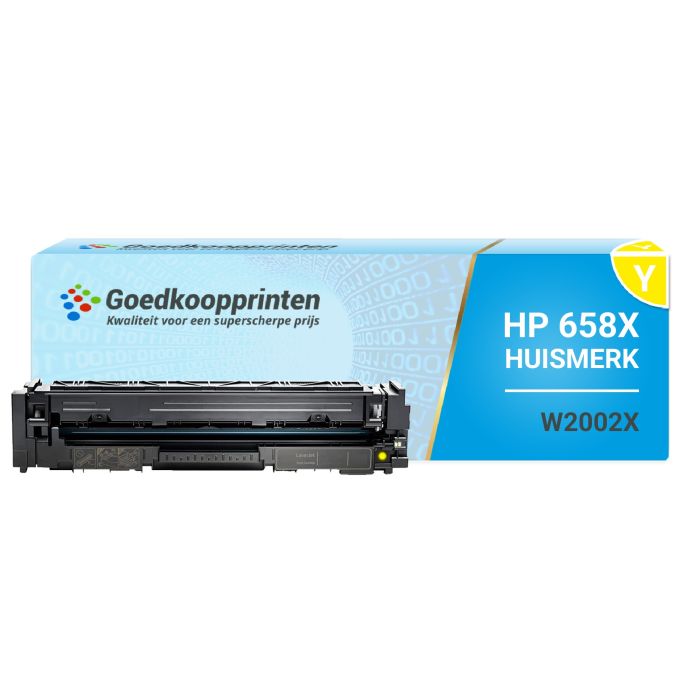 Huismerk voor HP 658X toner Geel (W2002X) main product photo