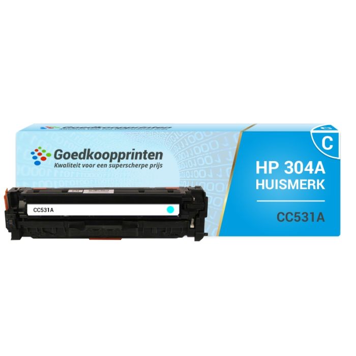 Huismerk voor HP CC531A toner cartridge Cyaan (2.800 afdrukken) main product photo