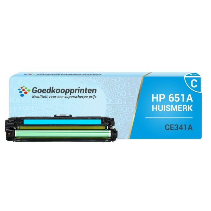 Huismerk voor HP CE341A toner cartridge Cyaan (16.000 afdrukken) main product photo