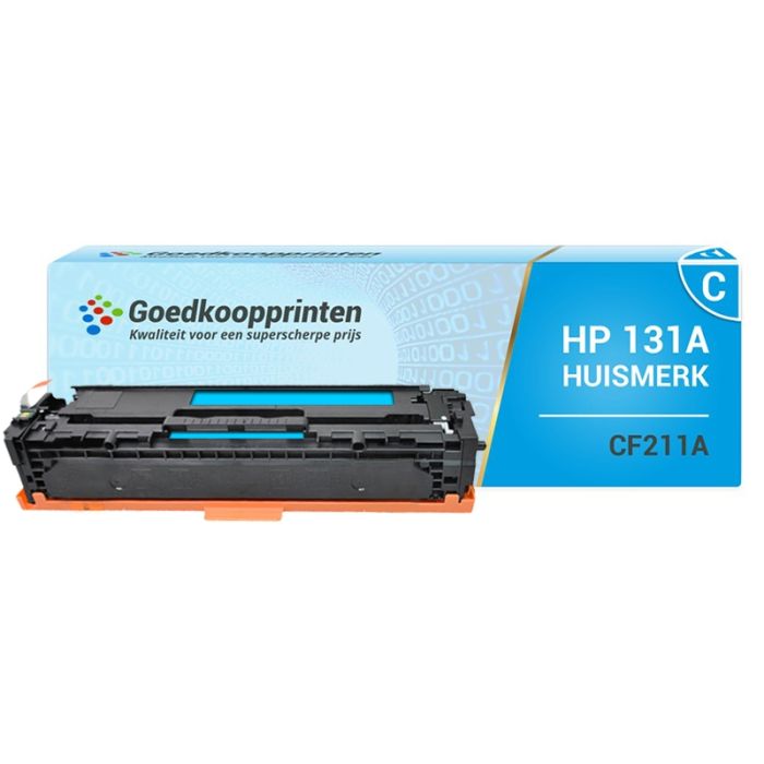 Huismerk voor HP CF211A toner Cyaan - 1.800 afdrukken main product photo