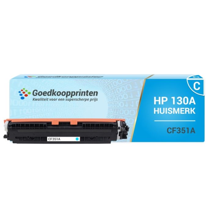 Huismerk HP CF351A (130A) toner Cyaan - 1.250 afdrukken main product photo
