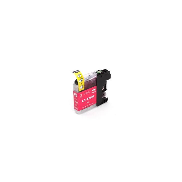 Brother LC-125M inkt cartridge Magenta (15 ML) - Huismerk main product photo