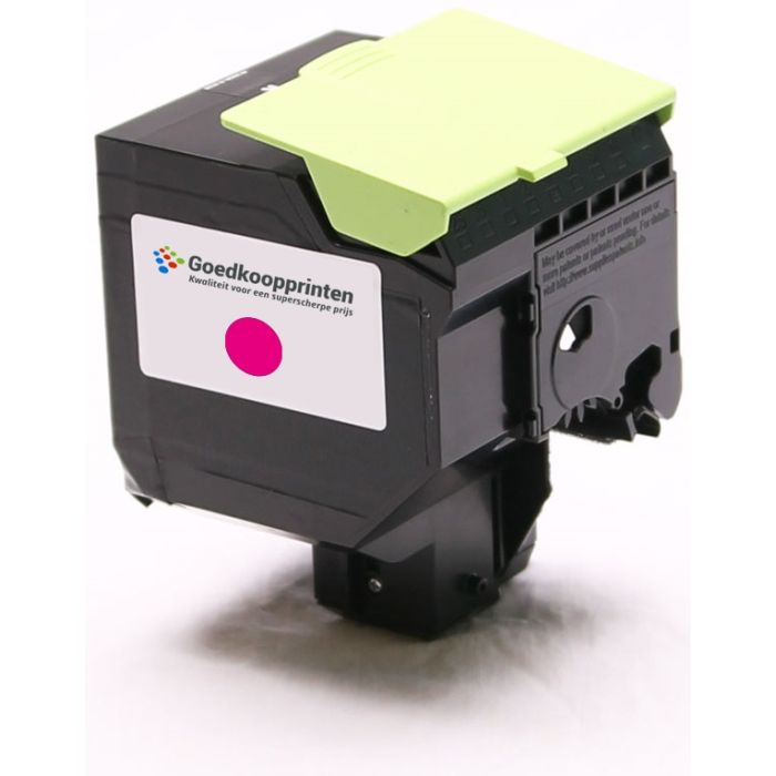 Huismerk voor Lexmark 802HM toner cartridge Magenta - 3.000 afdrukken main product photo