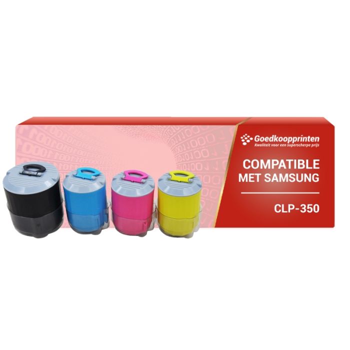 Samsung CLP-350 toner cartridge Multipack - Huismerk set main product photo