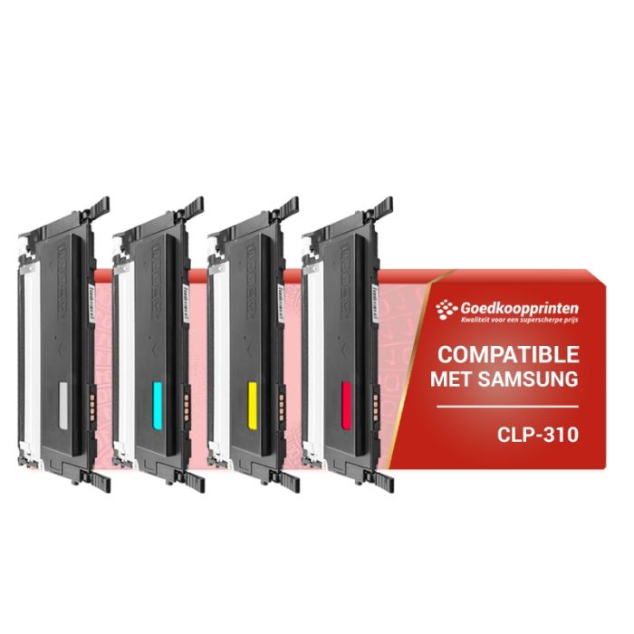 Samsung CLP-310 toner Multipack / Samsung CLT-P4092C toner set - Huismerk main product photo