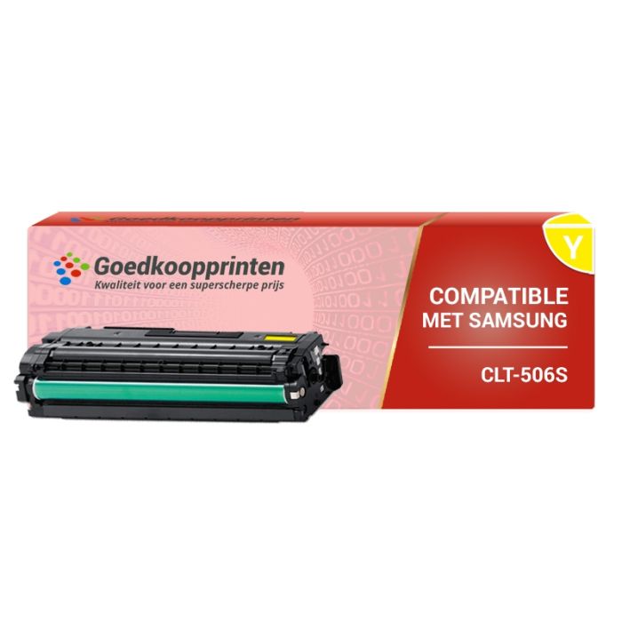 Samsung CLT-Y506L toner / Samsung CLT-Y506S toner Geel (3.500 afdrukken) - Huismerk main product photo