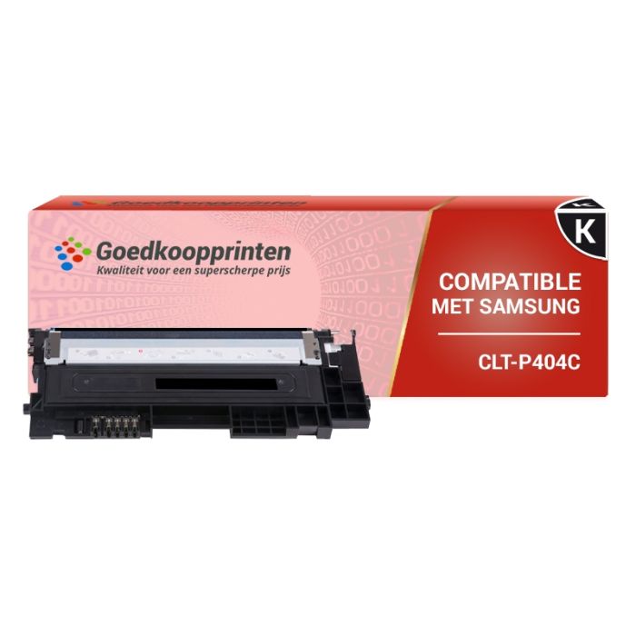 Samsung CLT-K404 toner cartridge Zwart (1.500 afdrukken) - Huismerk main product photo