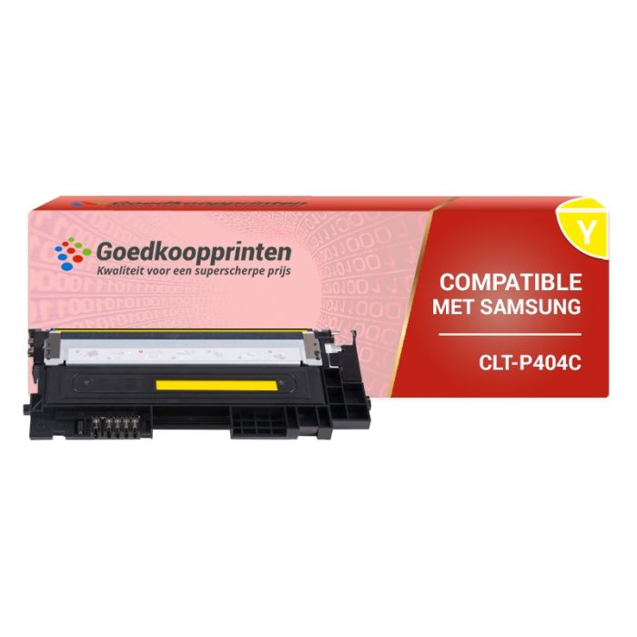 Samsung CLT-Y404 toner cartridge Geel (1.000 afdrukken) - Huismerk main product photo