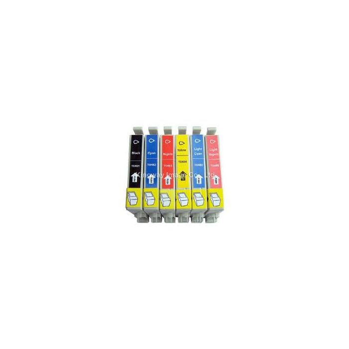 Epson T0487 inkt cartridge Multipack (6-pack) - Huismerk set main product photo