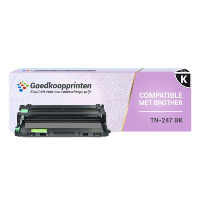 Huismerk Brother TN-247 (TN-243) toner cartridge Zwart - 3000 afdrukken main product photo