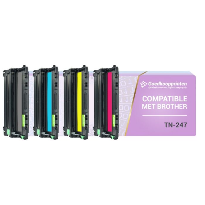 Cartouche de toner Brother TN-243 / TN-247 Multipack - Marque