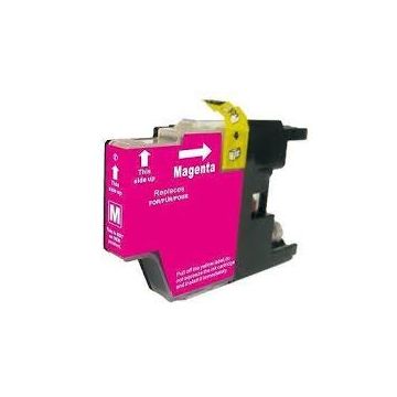 Brother LC-1280M inktcartridge Magenta (18,5ML) - Huismerk