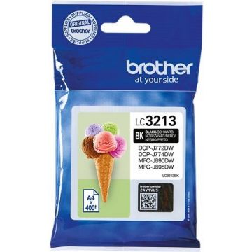 Brother LC-3213BK inkt cartridge Zwart - Origineel