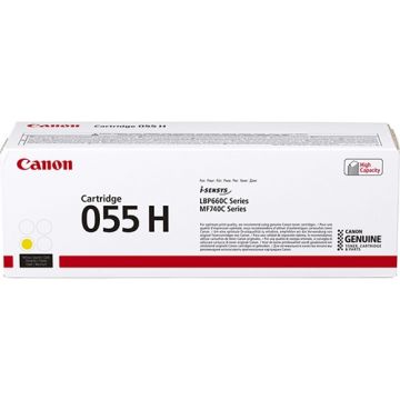 Canon 055H toner cartridge Geel (5.900 afdrukken) - Origineel