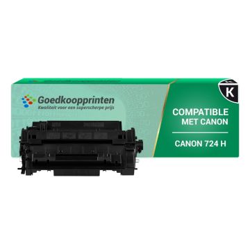 Canon 724H toner cartridge Zwart (14.000 afdrukken) - Huismerk