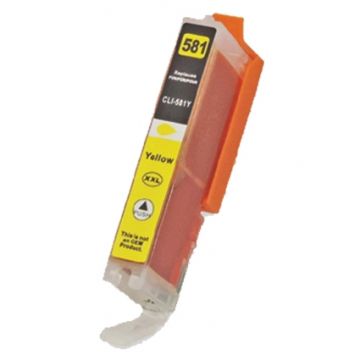 Canon CLI-581Y XXL inkt cartridge Geel (13 ML) - Huismerk