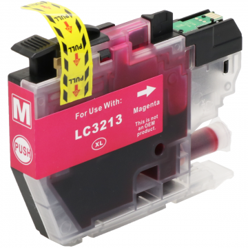 Brother LC-3213M inkt cartridge Magenta XL - Huismerk